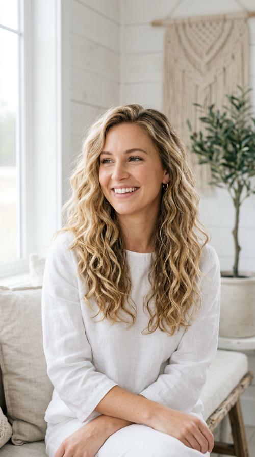 Beachy Textured Waves