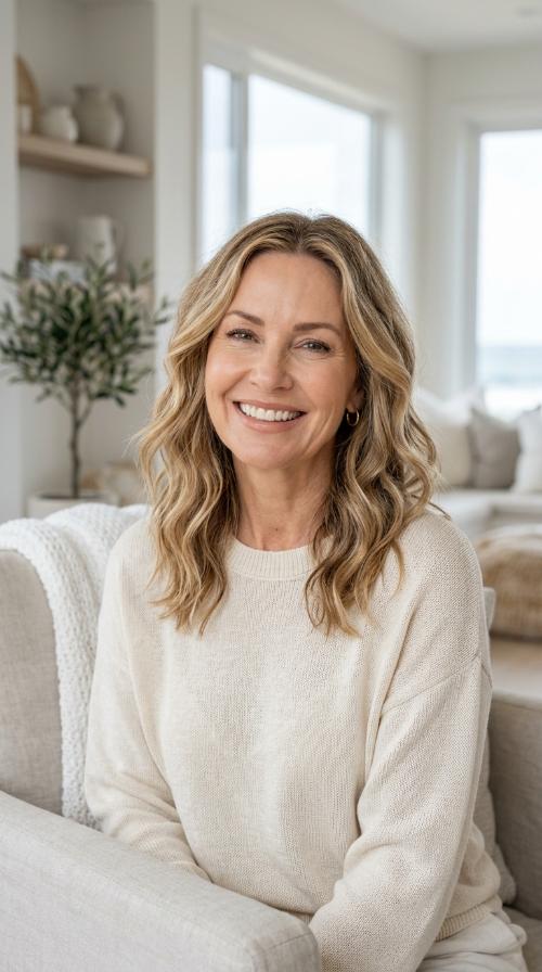 Beachy Waves for Medium Hair