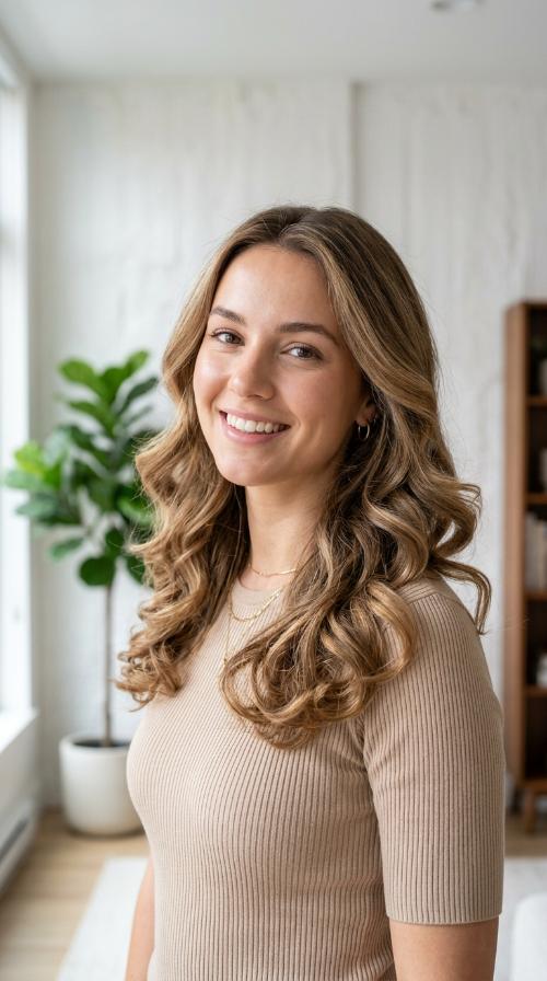 Blowout-Style Soft Curls