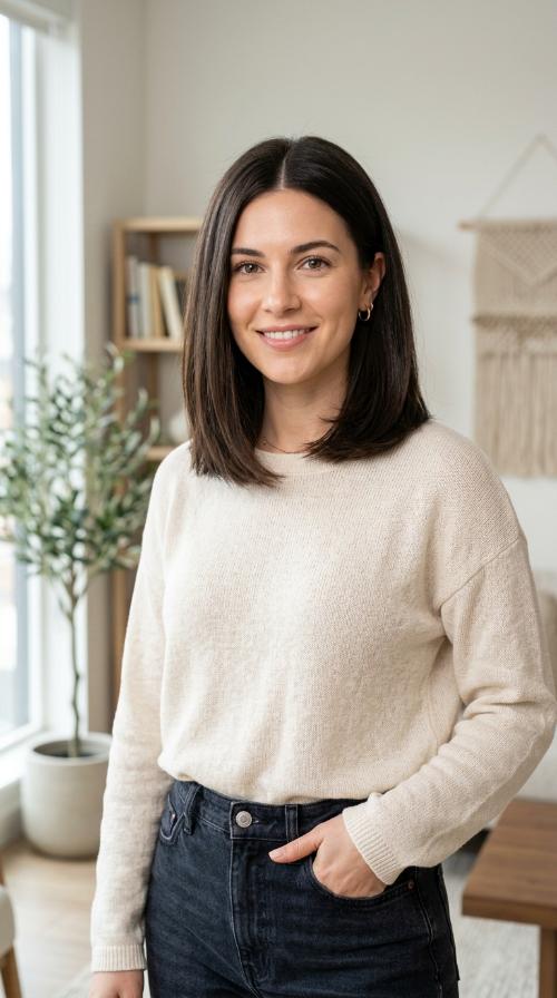 Blunt Lob (Long Bob)