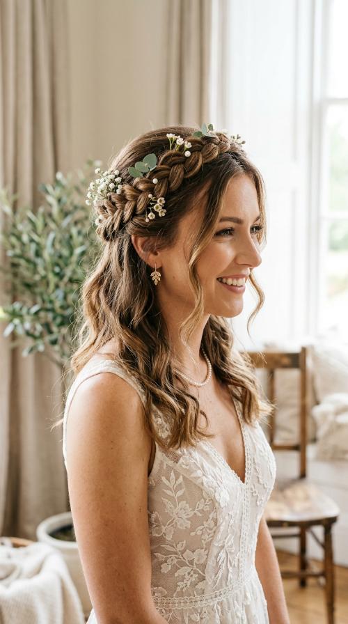 Bohemian Braided Halo