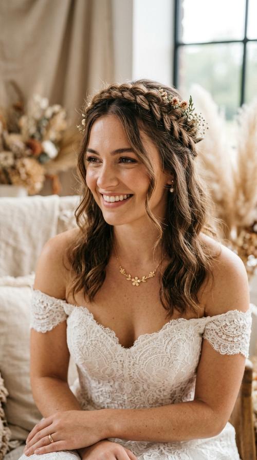 Bohemian Braided Halo