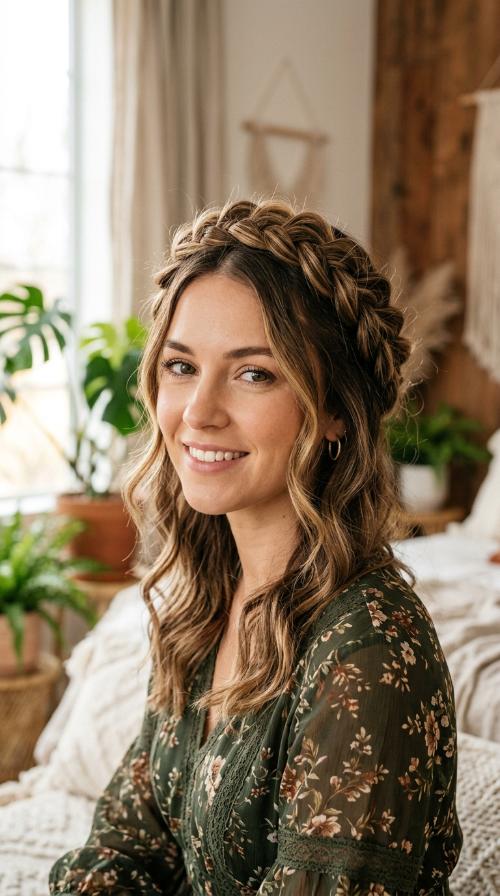 Bohemian Crown Braid