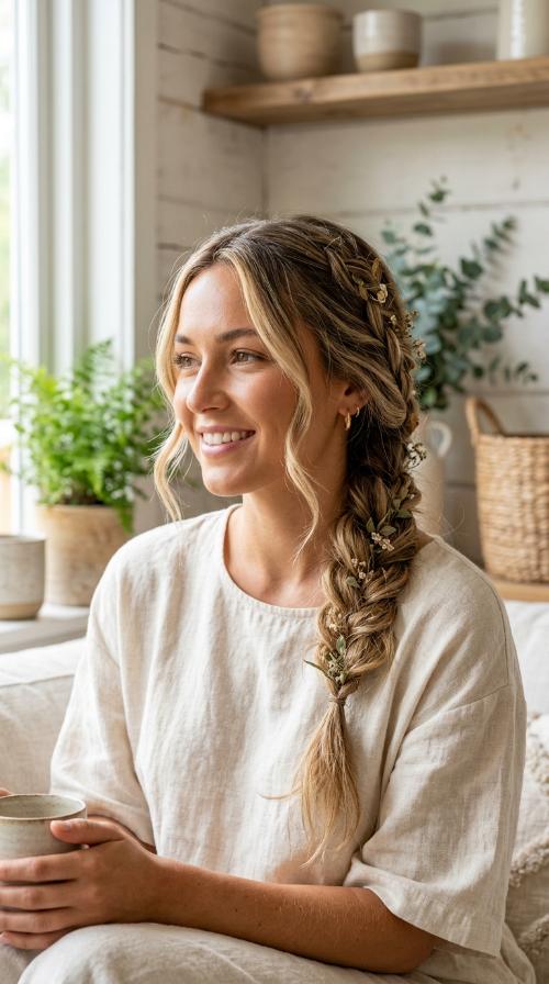 Bohemian Side Braid