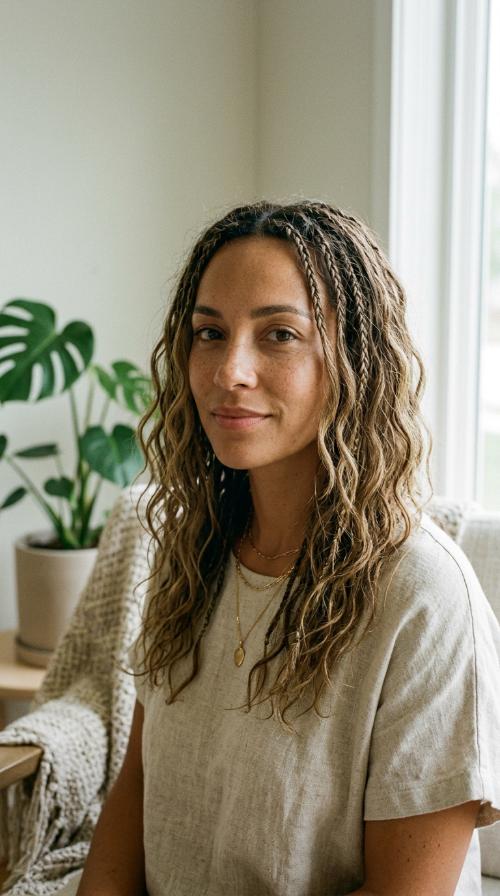 Bohemian Waves with Micro-Braids