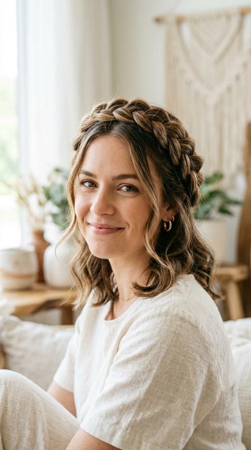 Boho Crown Braid