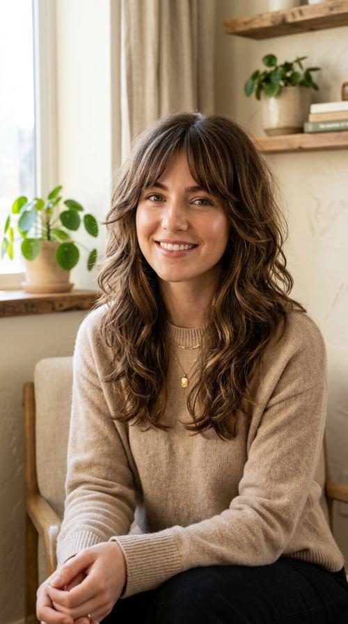 Bottleneck Bangs with Shaggy Layers
