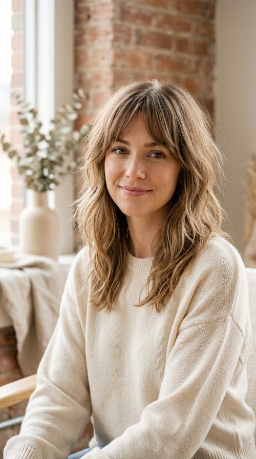 Bottleneck Bangs with Shaggy Layers