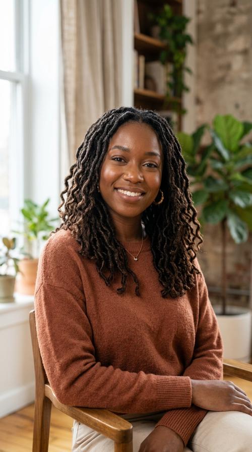 Braid-Out Crinkle Locs