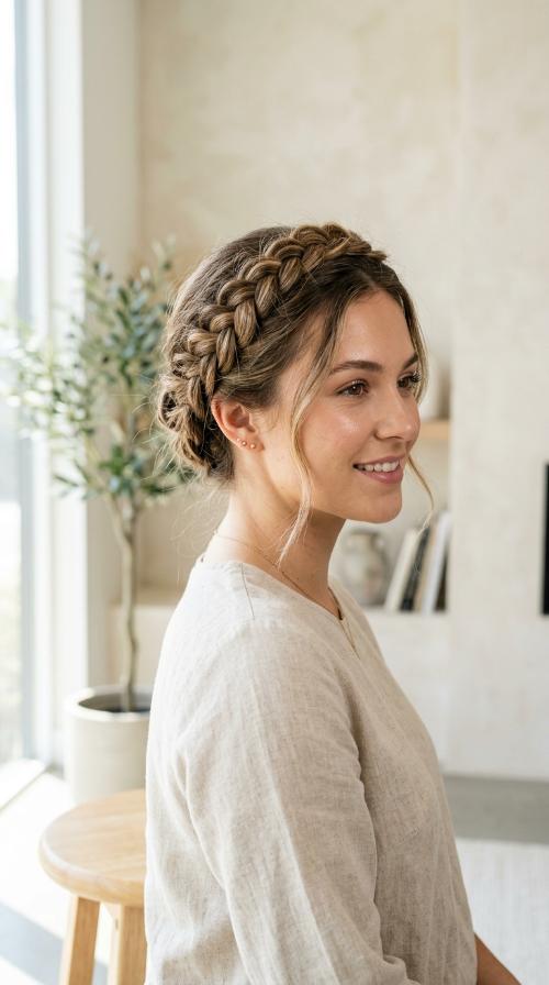 Braided Crown Halo