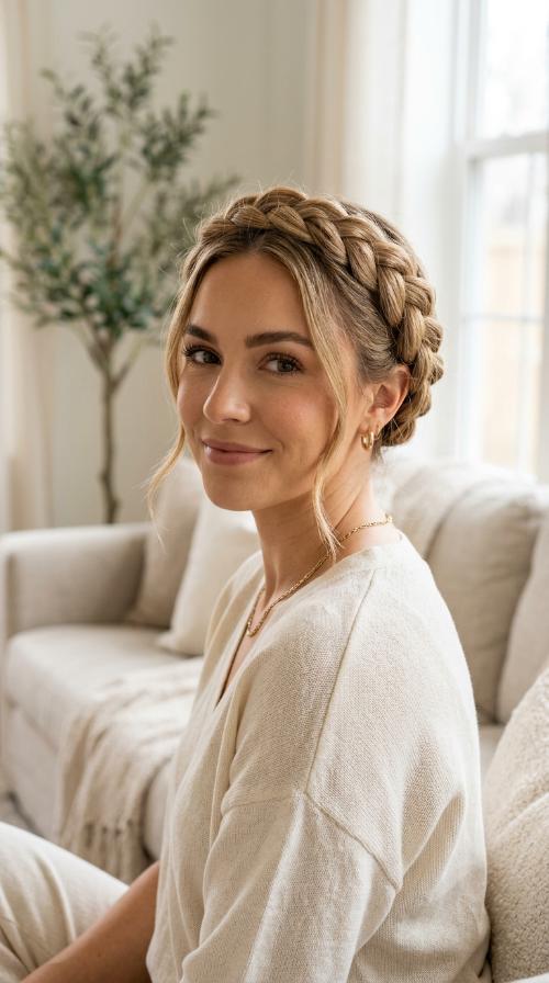 Braided Crown Halo