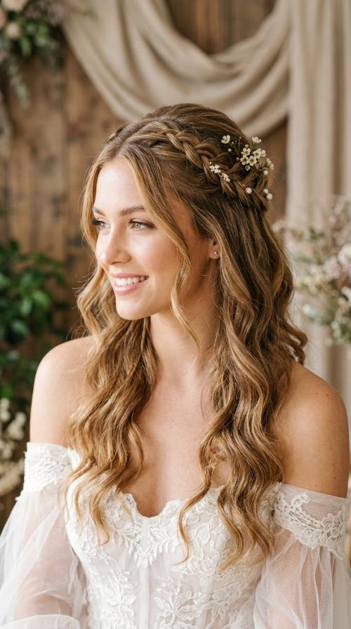 Braided Half-Up Half-Down