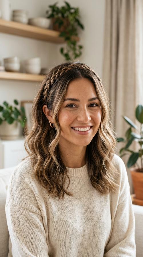 Braided Headband Look