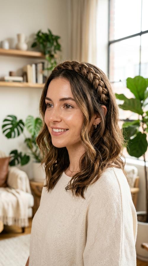 Braided Headband Look