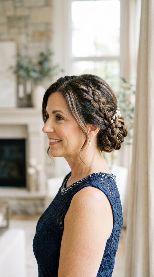 Braided Low Bun