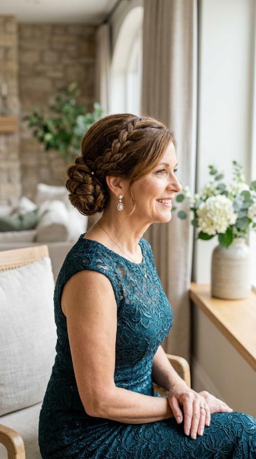Braided Low Bun