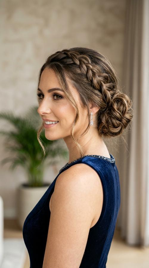 Braided Side Bun