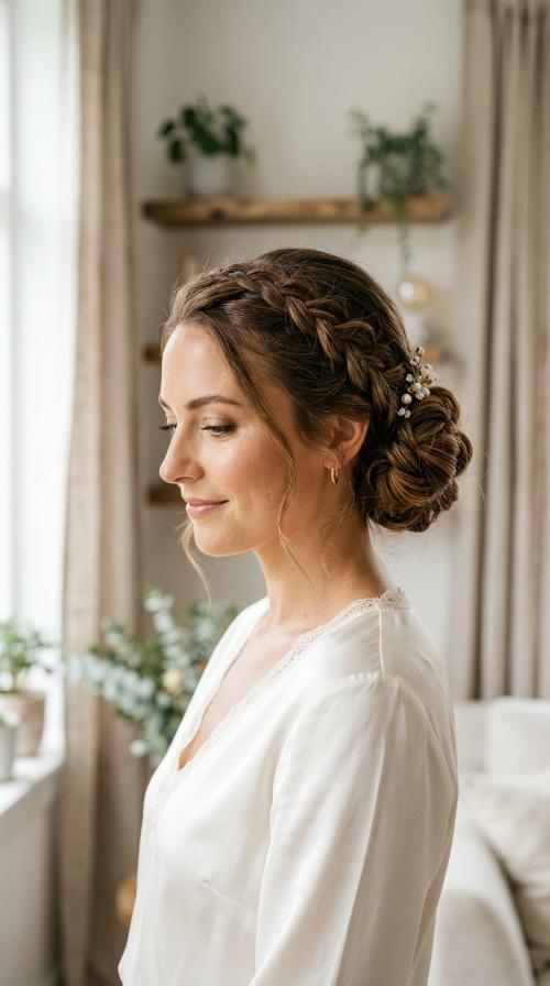 Braided Side Bun