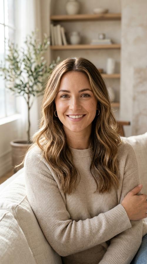Bronde Blended Highlights for Natural Flow