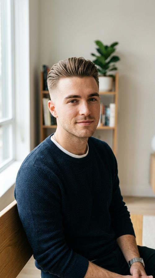 Brushed Back Undercut