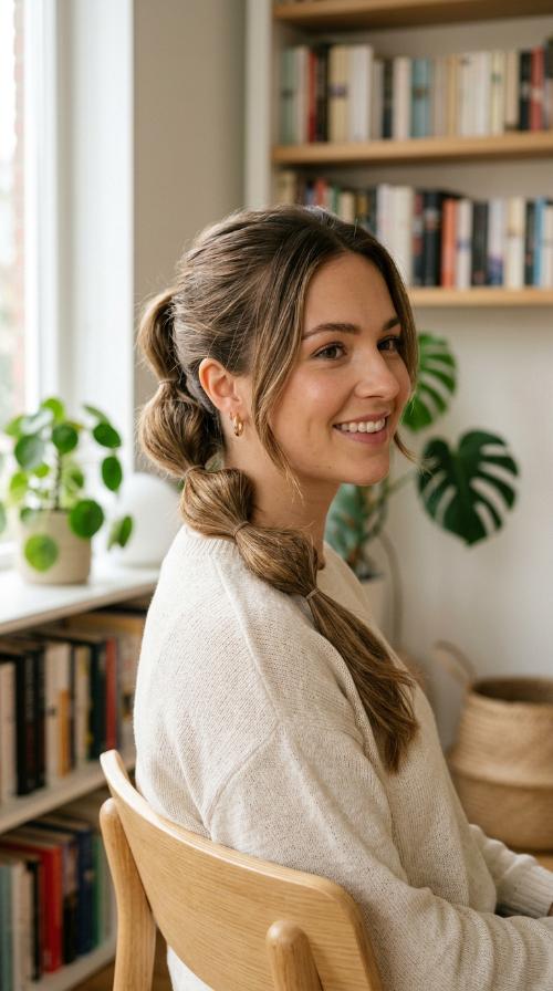 Bubble Braid Ponytail