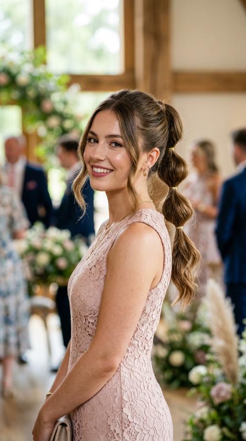 Bubble Ponytail for a Modern Edge