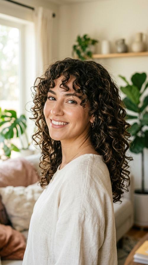 Butterfly Cut for Curls