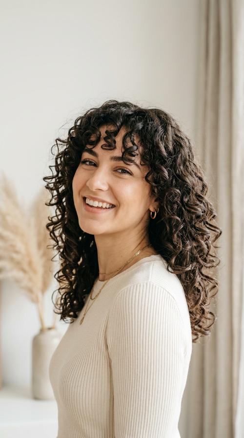 Butterfly Cut for Curls