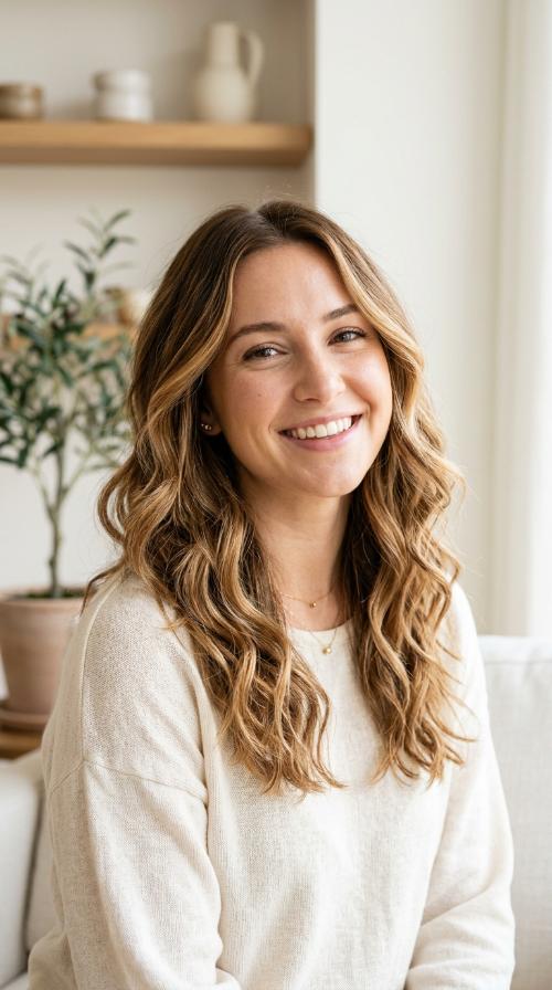 Caramel Balayage Waves