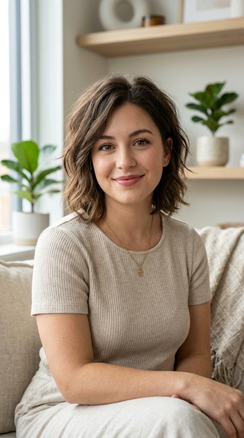 Choppy Collarbone Cut