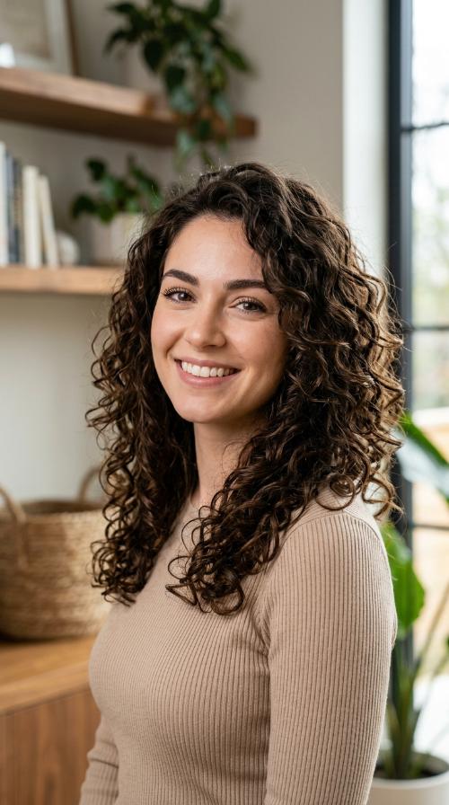 Choppy Layers for Curly Hair