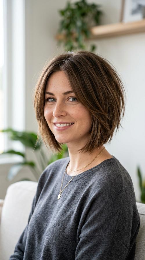 Choppy Layers Inverted Bob