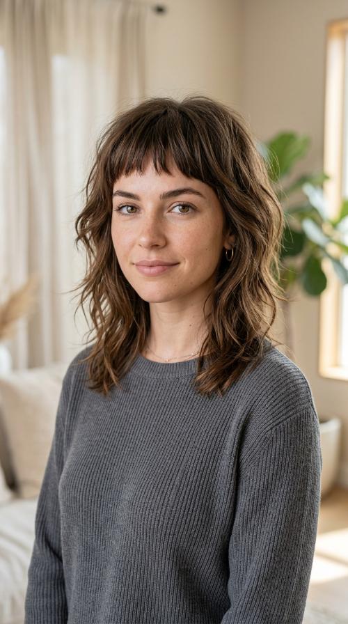 Choppy Layers with Micro Bangs