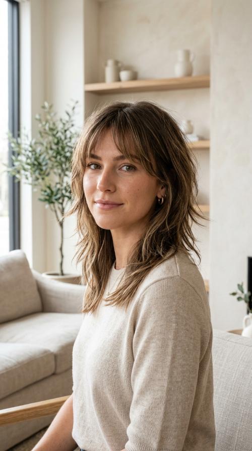 Choppy Layers with Wispy Fringe