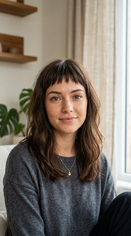 Choppy Micro Bangs
