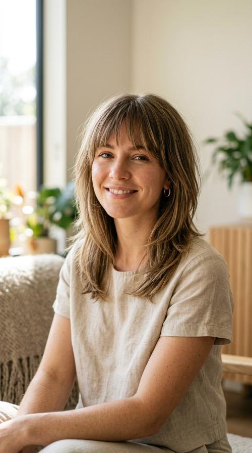 Choppy Mid-Length Layers with Fringe