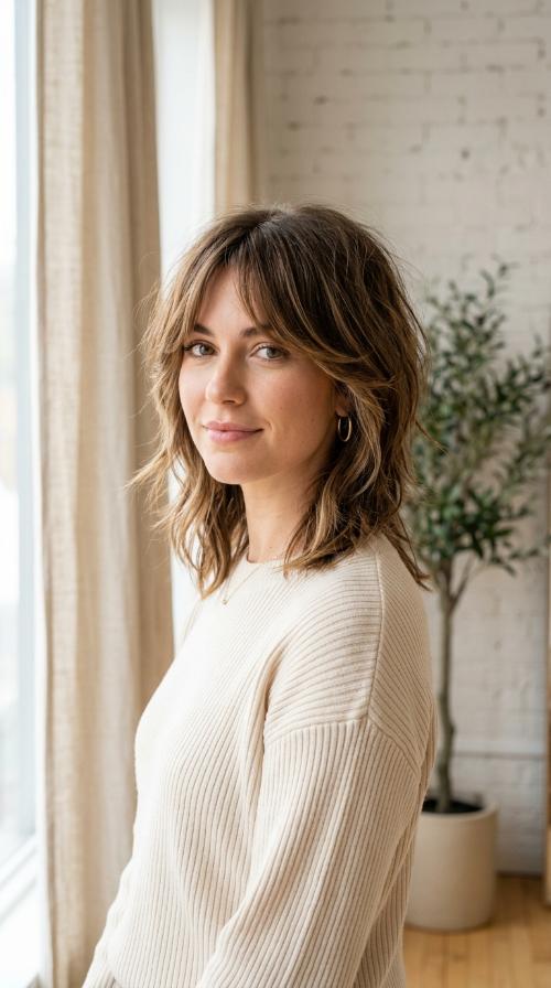 Choppy Shag-Inspired Layers