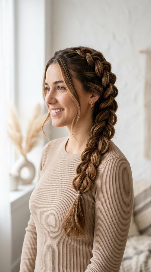 Chunky Pull-Through Braid