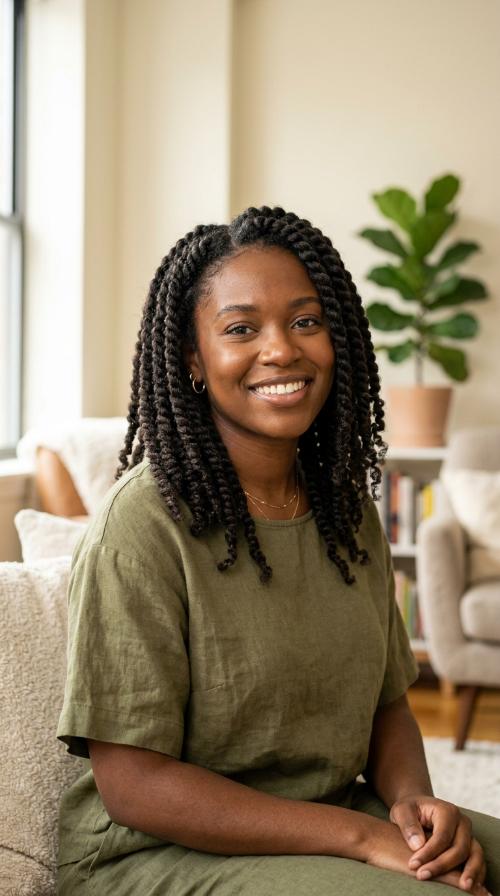 Chunky Two-Strand Twists