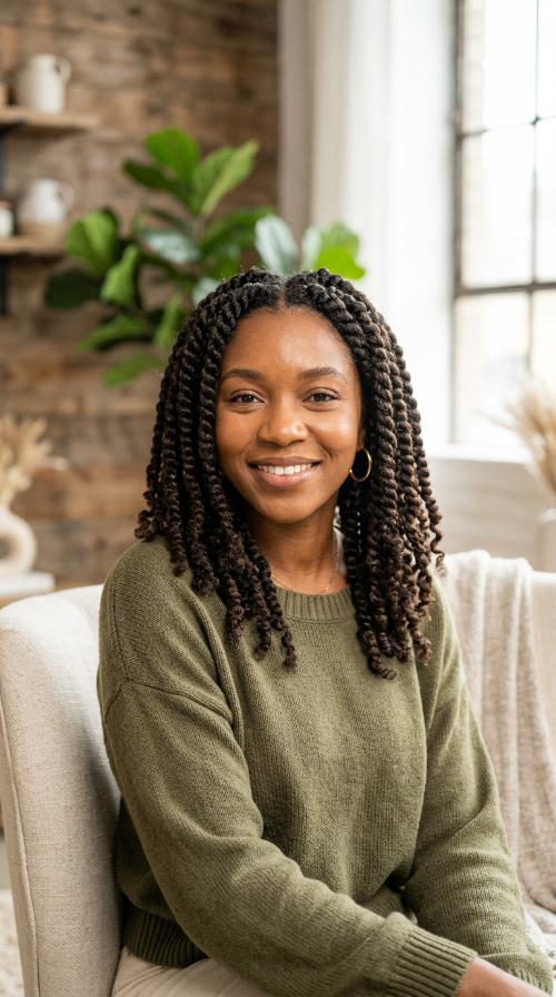 Chunky Two-Strand Twists