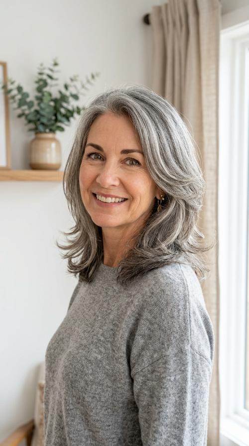 Classic Layered U-Cut with Soft Ends