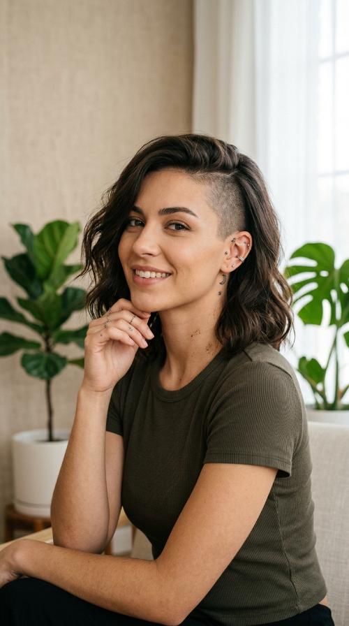 Classic Side Shave with Lob