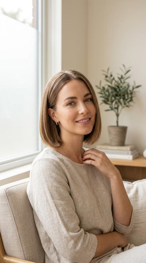 Classic Straight-Cut Bob