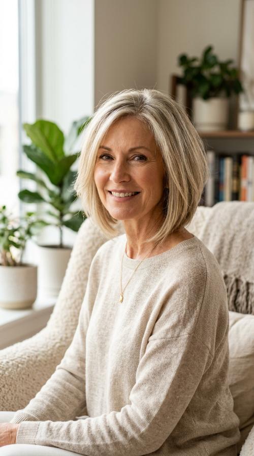 Collarbone-Length Inverted Bob