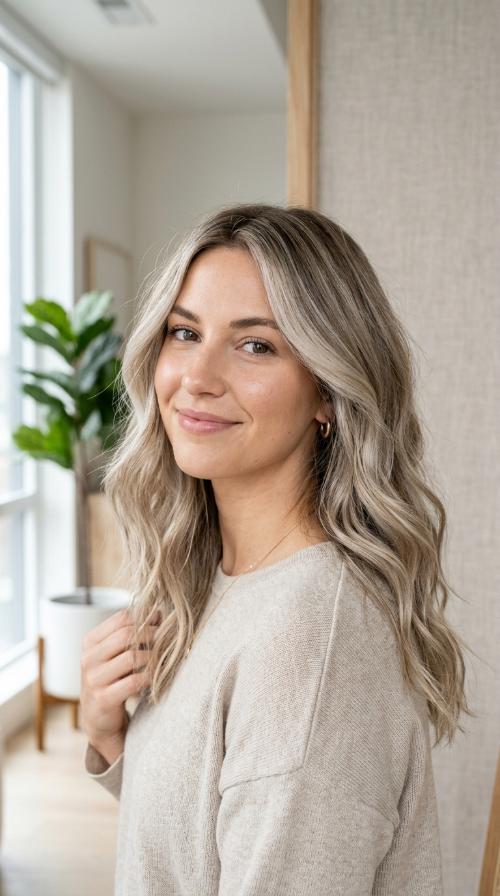 Cool Ash Blonde Babylights