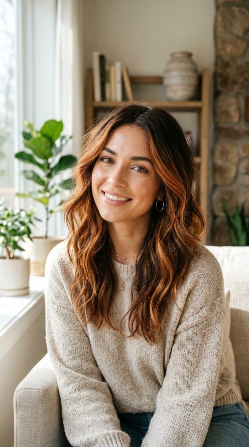 Copper Glow for Brunettes