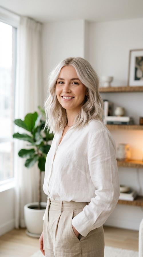 Creamy Platinum Lob