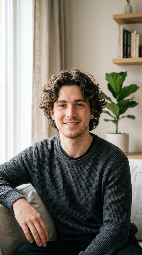 Curled Mop Top