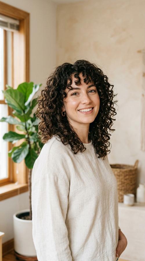 Curly Layered Cut