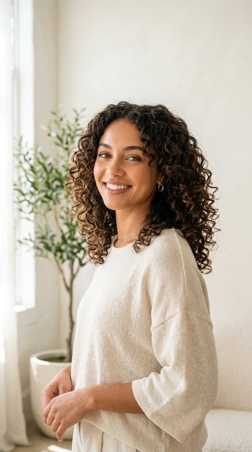 Curly Layered Lob